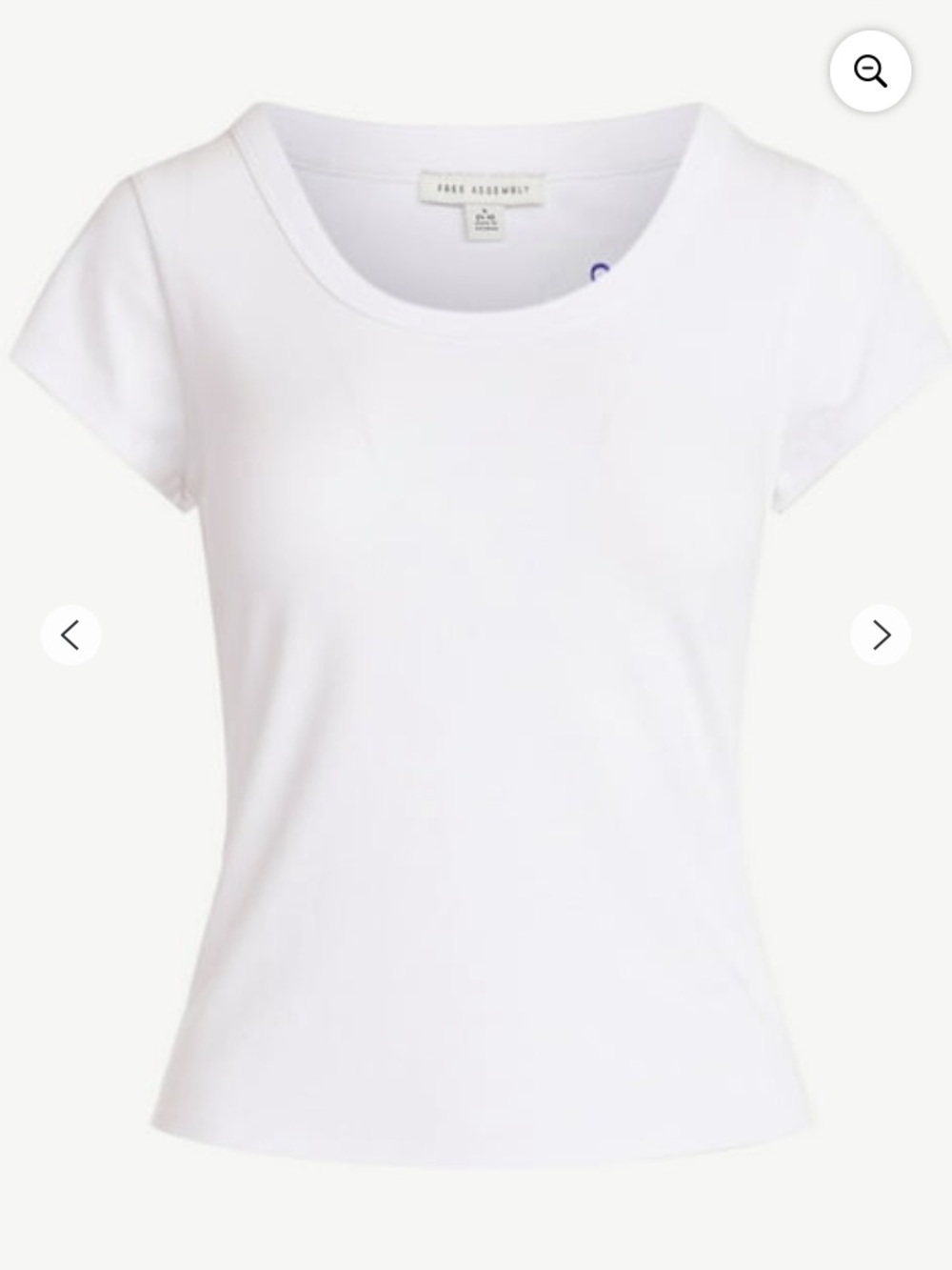 White Short-Sleeve Scoop Neck Tee by J.Crew Factory